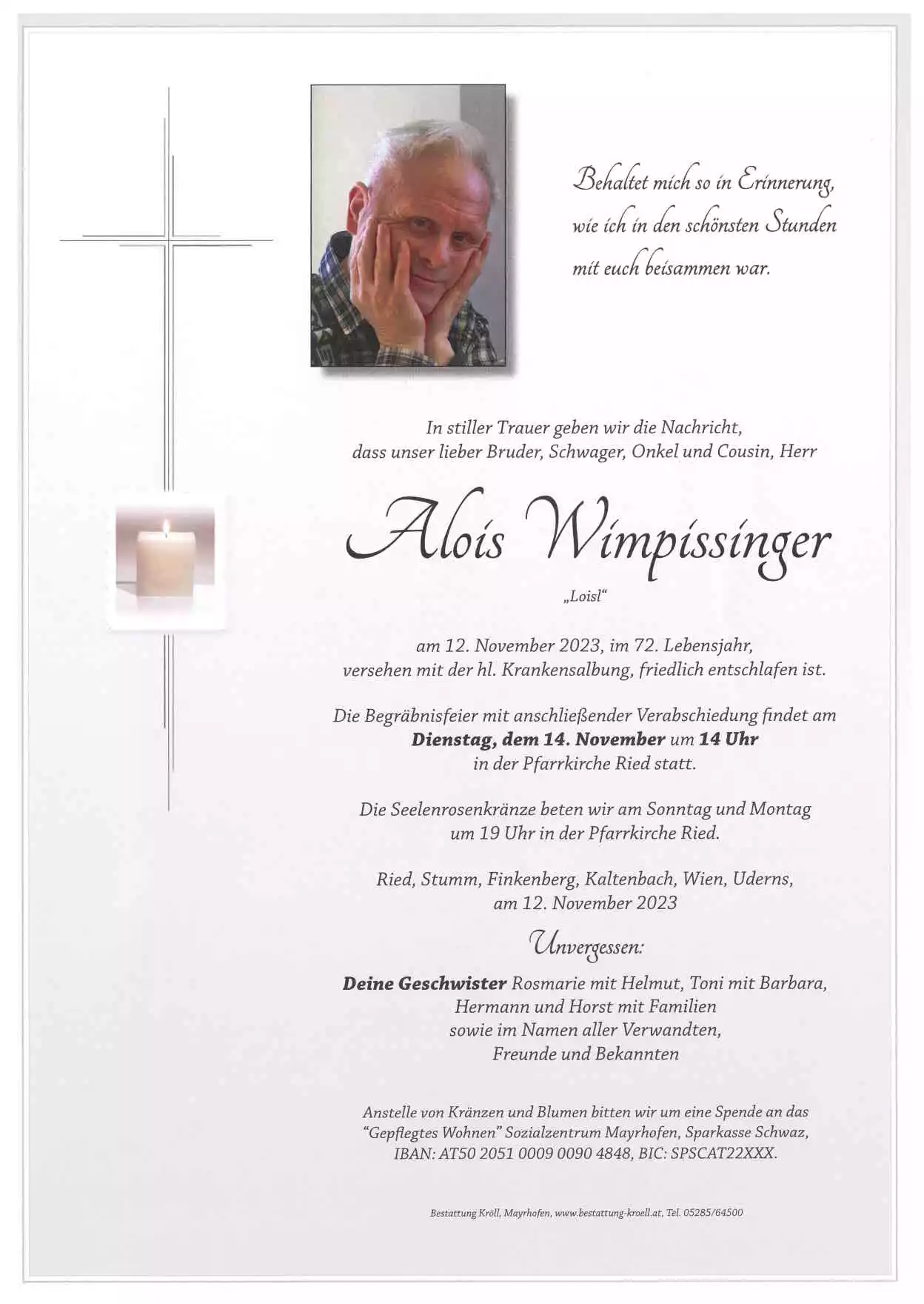Parte von Alois Wimpissinger